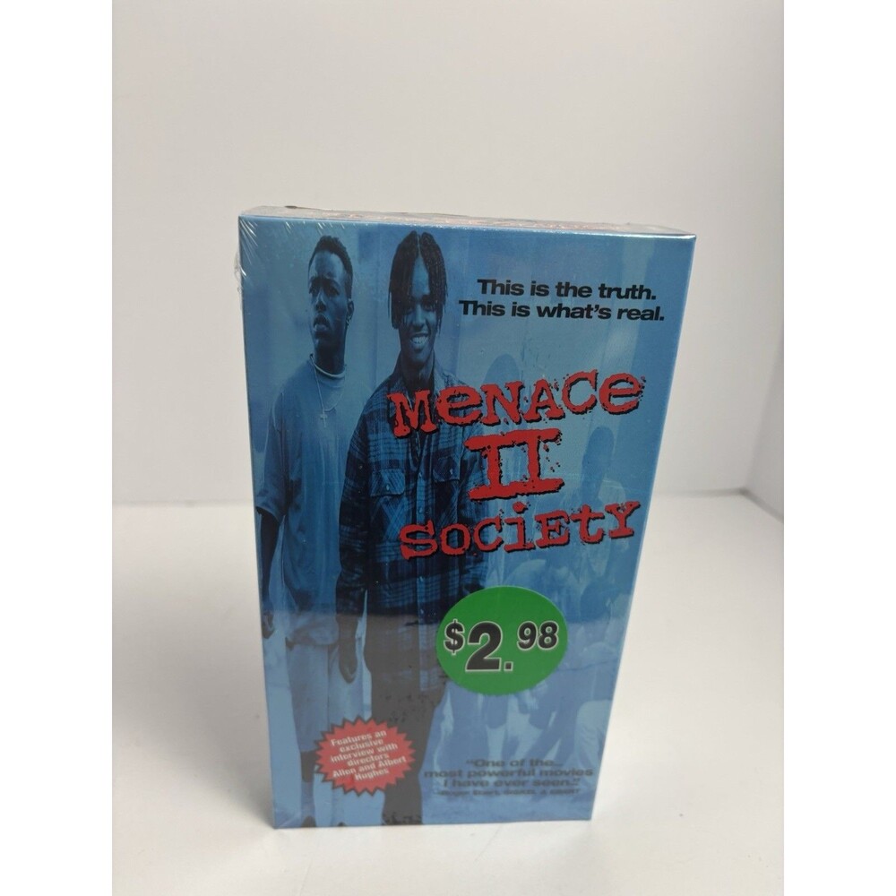 New Menace II to 2 Society VHS Tape Sealed 1993 Larenz Tate